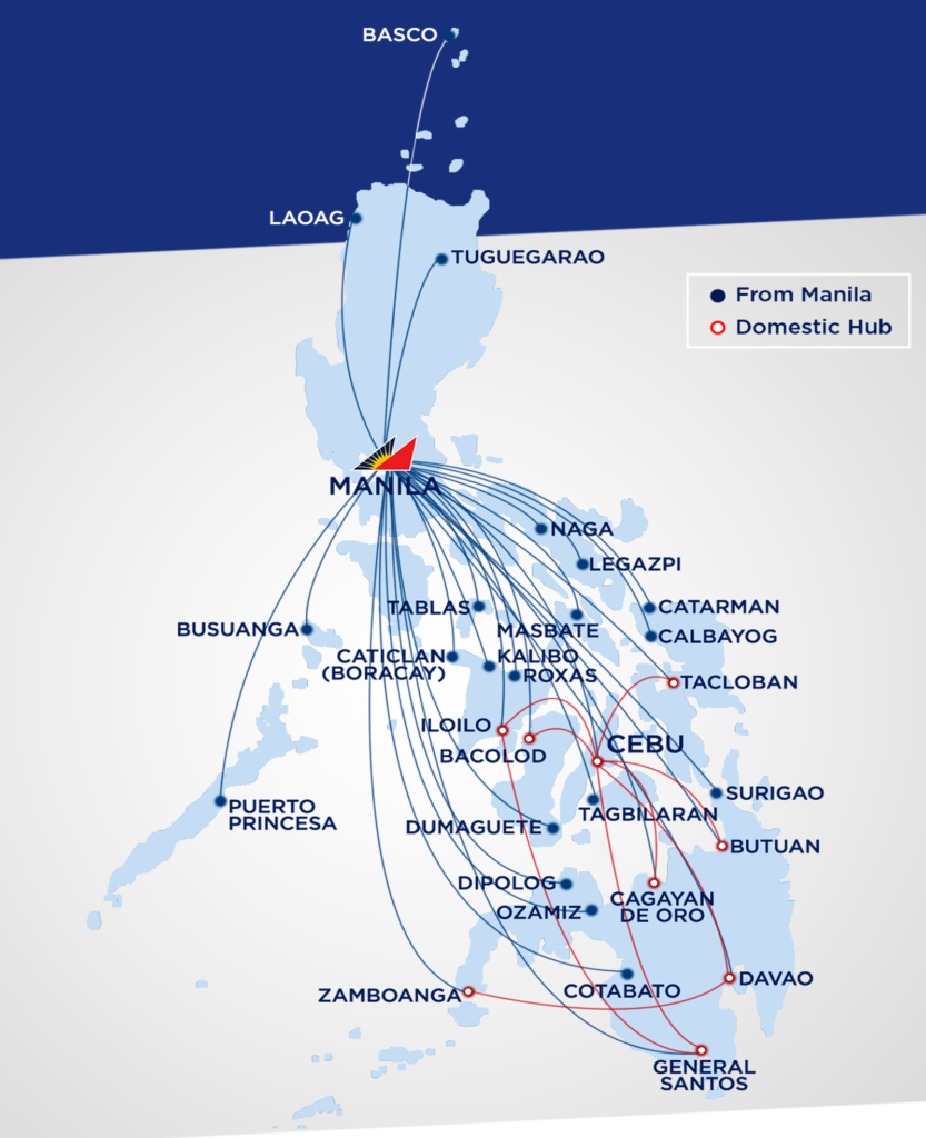 Philippine airlines domestic routes